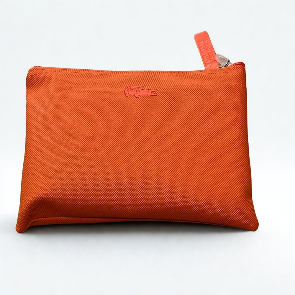 NEW, SEALED Lacoste Turkish Airlines Orange Amenity Kit